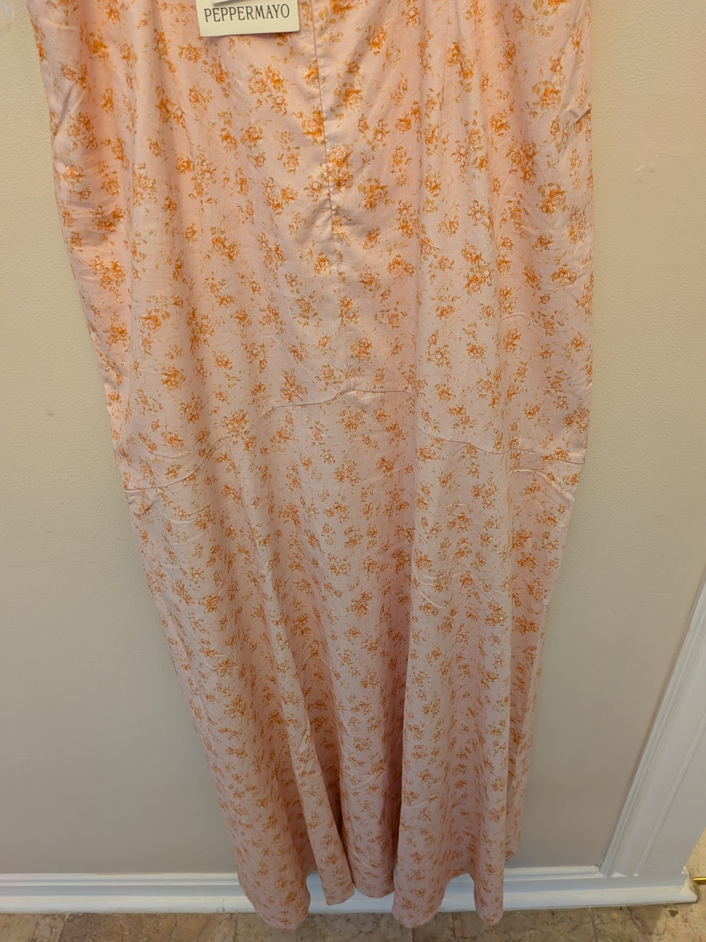 Peppermayo Floral Corset Bustier Maxi Dress NWT L - Picture 6 of 13